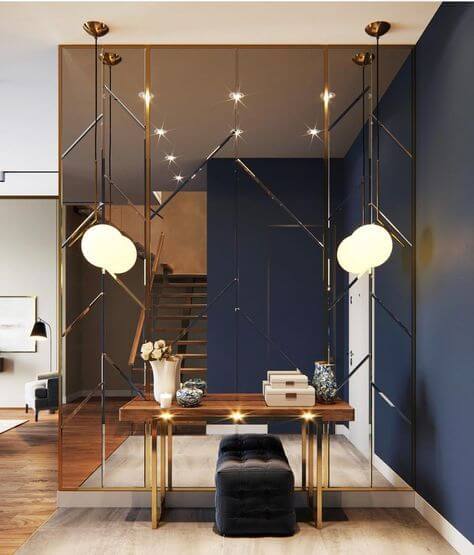 mirror near front door